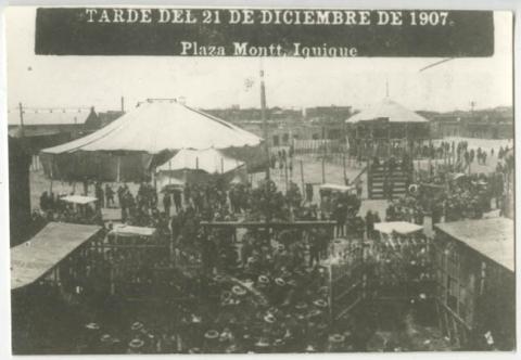 Primera imagen del registro Huelga en Plaza Montt, Iquique