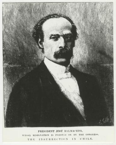Primera imagen del registro Retrato José Manuel Balmaceda Fernández