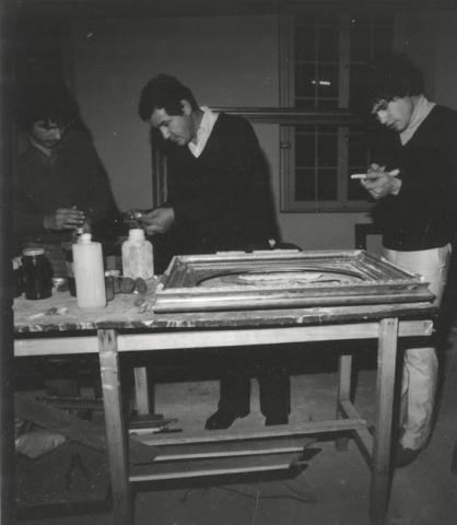 Primera imagen del registro M.H.N.TALLER DE RESTAURACION MARCOS
