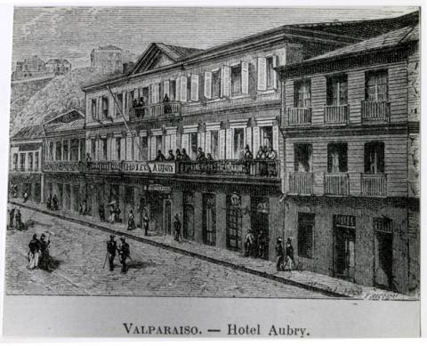 Primera imagen del registro Hotel Aubry, Valparaíso