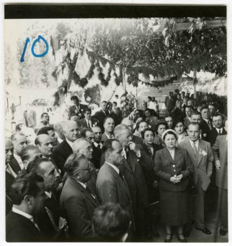 Primera imagen del registro Fiesta de la vendimia en Linares, Presiente Carlos Ibáñez del Campo