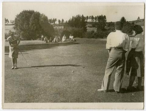 Primera imagen del registro Emilia de Jerez, golfista chilena