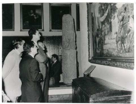 Primera imagen del registro Principe Felipe de Asturias en inauguración Sala V Centenario M.H.N