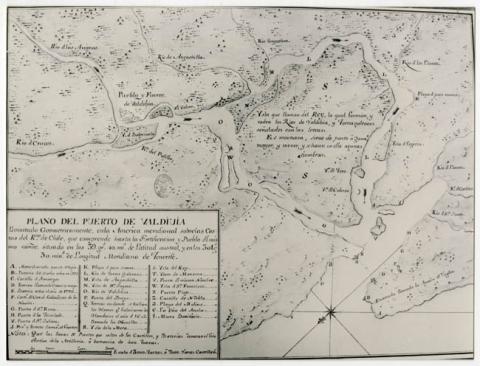 Primera imagen del registro PLANO DEL PUERTO DE VALDIVIA.