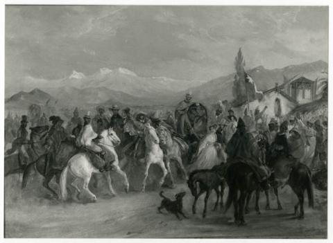 Primera imagen del registro FIESTA CAMPESINA,OLEO DE JUAN MAURICIO R