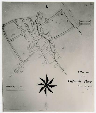 Primera imagen del registro PLANO DE LA VILLA DE RERE.