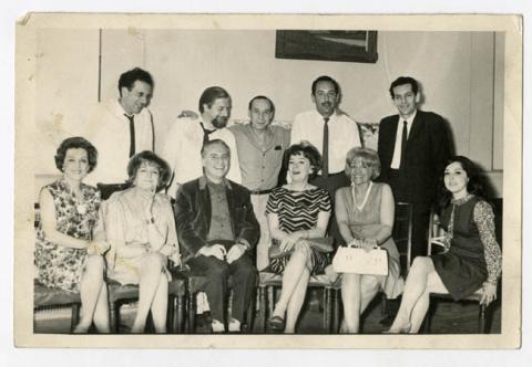 Primera imagen del registro Silvia Piñeiro y personalidades de teatro