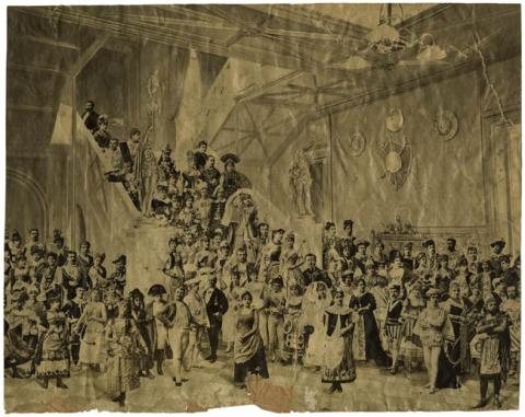 Primera imagen del registro Baile de fantasía de Víctor Echaurren Valero