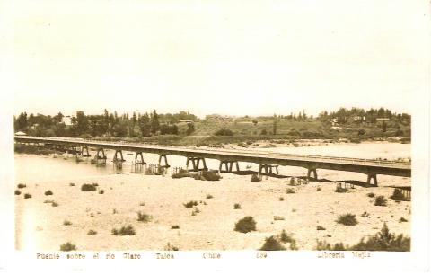 Primera imagen del registro Puente sobre el Río Claro de Talca