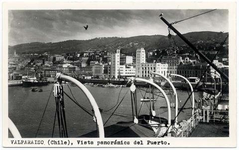 Primera imagen del registro Panorámica de puerto de Valparaíso