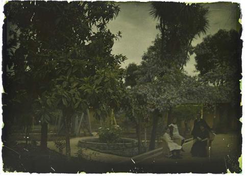 Primera imagen del registro Grupo de personas en jardín