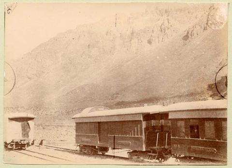 Primera imagen del registro Tren en camino cordillerano
