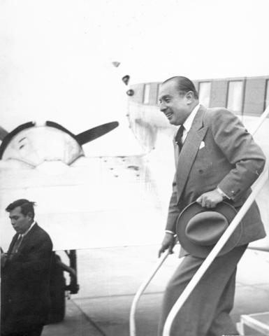 Primera imagen del registro Llegada del presidente Gabriel González Videla a La Serena