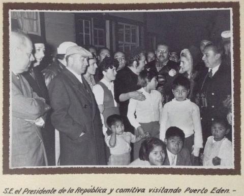 Primera imagen del registro Presidente González Videla en Puerto Edén