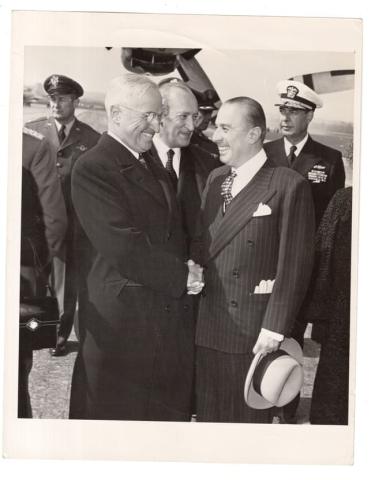 Primera imagen del registro Presidentes Gabriel González Videla y Harry Truman