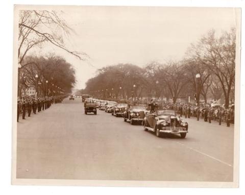 Primera imagen del registro Comitiva del presidente Gabriel González Videla en Nueva York
