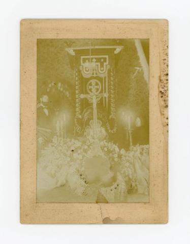 Primera imagen del registro Tarjeta mortuoria, José Román de Zarandona, 1902.