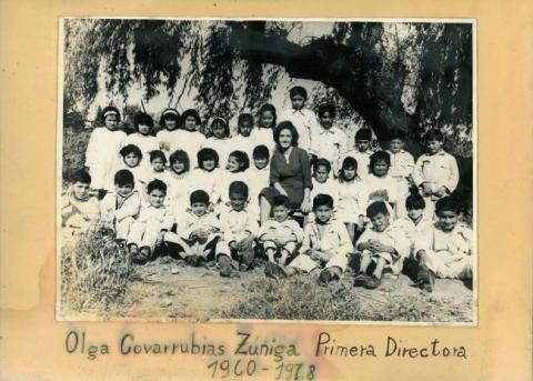 Primera imagen del registro Directora Olga Covarrubias, 1978