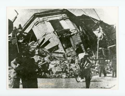 Primera imagen del registro Terremoto de Chillán, 1939