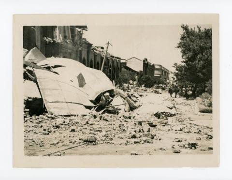 Primera imagen del registro Terremoto de Chillán, 1939