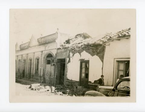 Primera imagen del registro Terremoto de Chillán, 1939