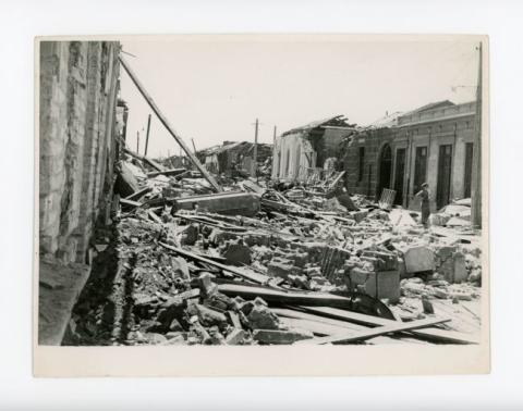 Primera imagen del registro Terremoto de Chillán, 1939