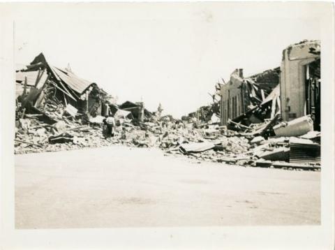 Primera imagen del registro Terremoto de Chillán, 1939