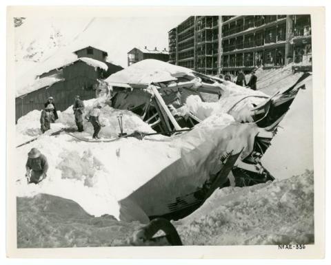 Primera imagen del registro Avalancha en Sewell, 1944