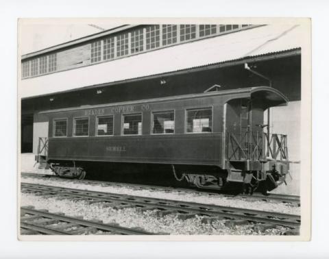 Primera imagen del registro Vagón de pasajeros, Braden Copper Co.