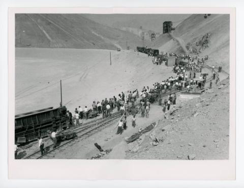 Primera imagen del registro Tragedia de Agua Dulce, Sewell, 1960